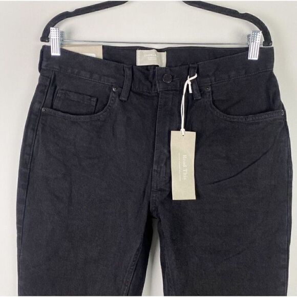 Everlane The Organic Cotton Slim Fit Jean Black Mens Size 33 x 30 NWT - Picture 8 of 12